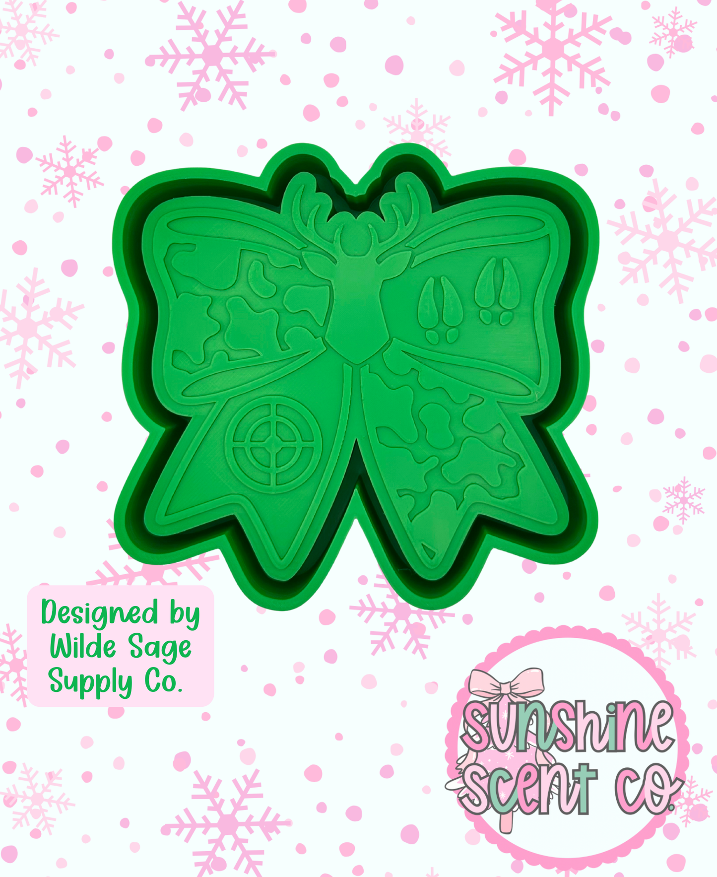 Camo Deer Bow Freshie Mold