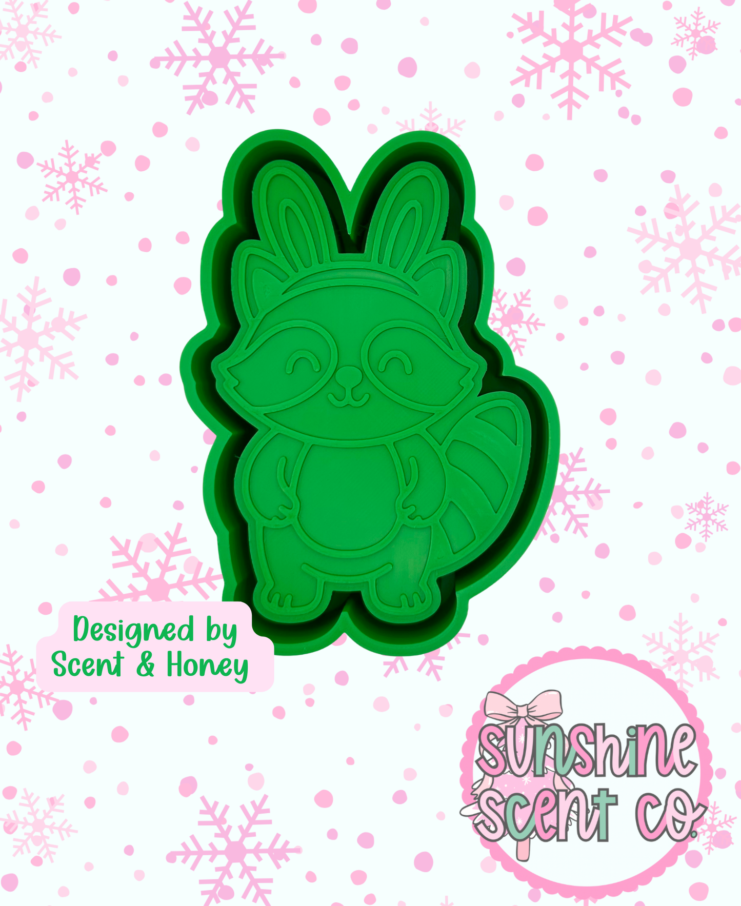 Bunny Raccoon Freshie Mold