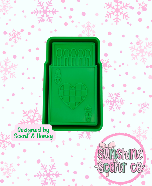 Heart Matchbox Freshie Mold