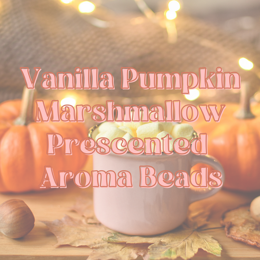 Vanilla Pumpkin Marshmallow Prescented Aroma Beads