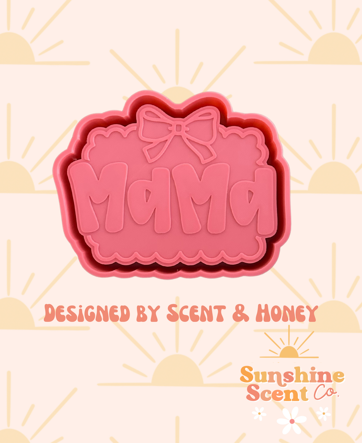Mama Bow Frame Freshie Mold