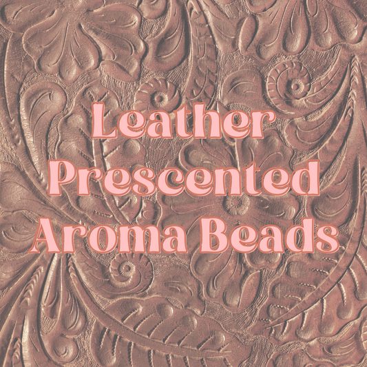 Leather Prescented Aroma Beads