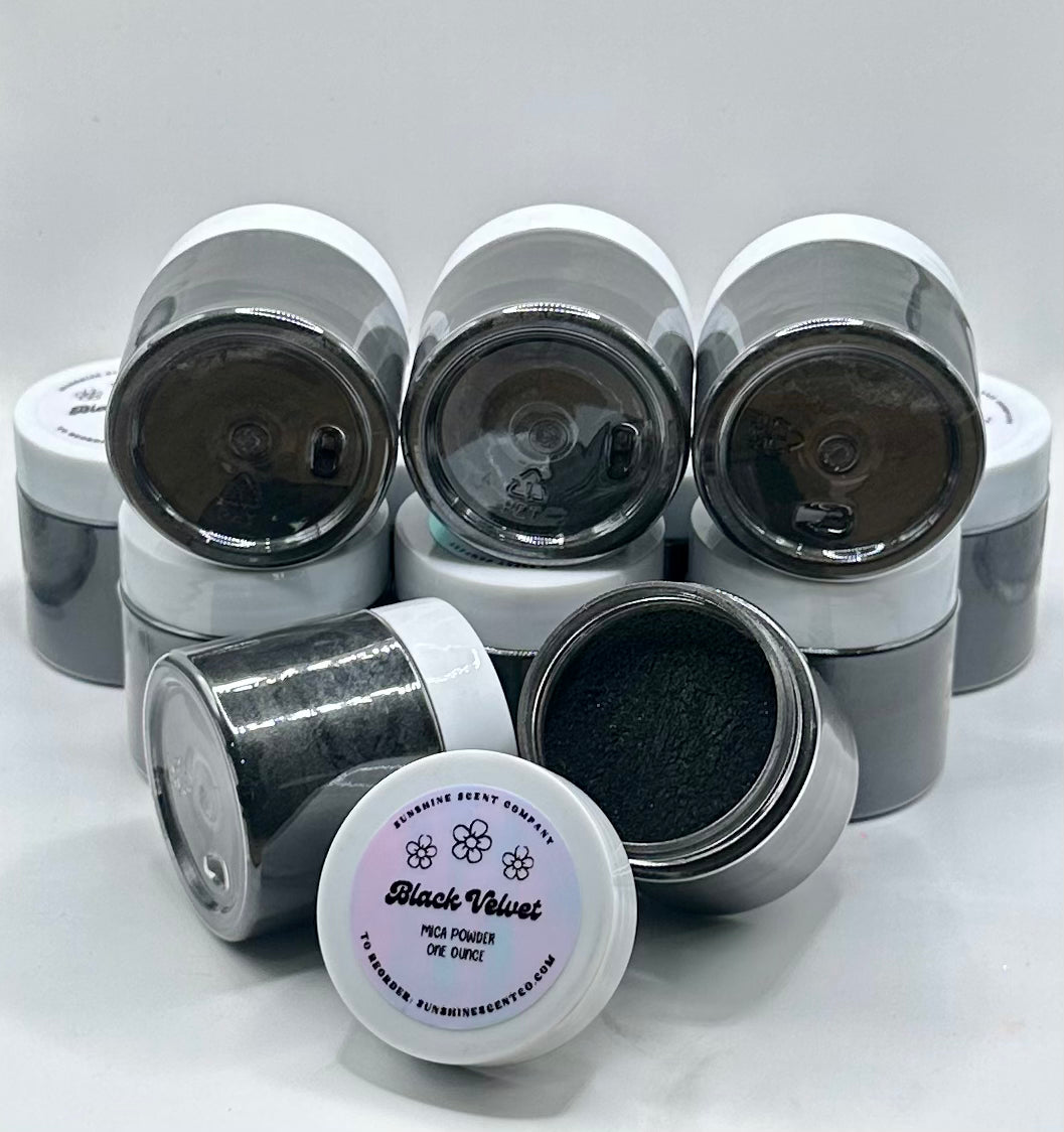 Black Velvet Mica Powder