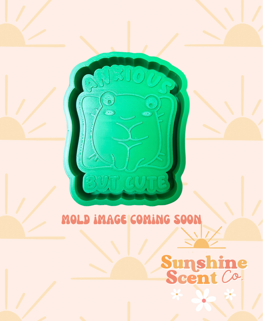 Anxious but Cute Frog Silicone Freshie Mold