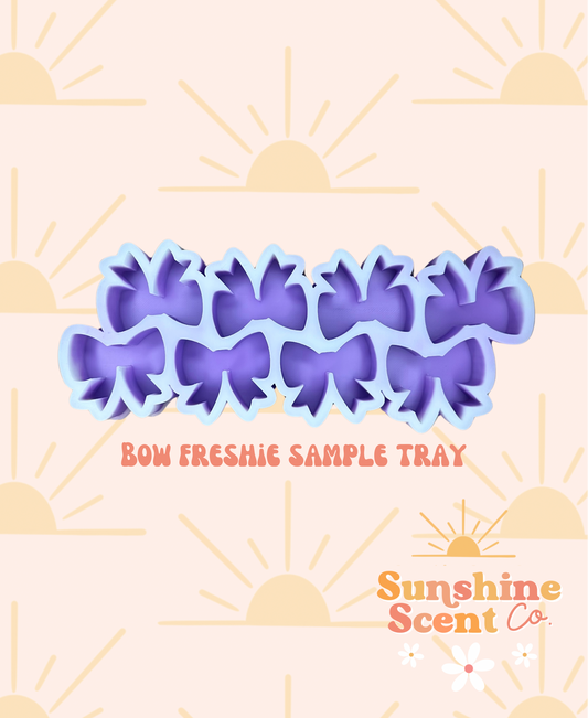 Bow Sample Tray Freshie Mold