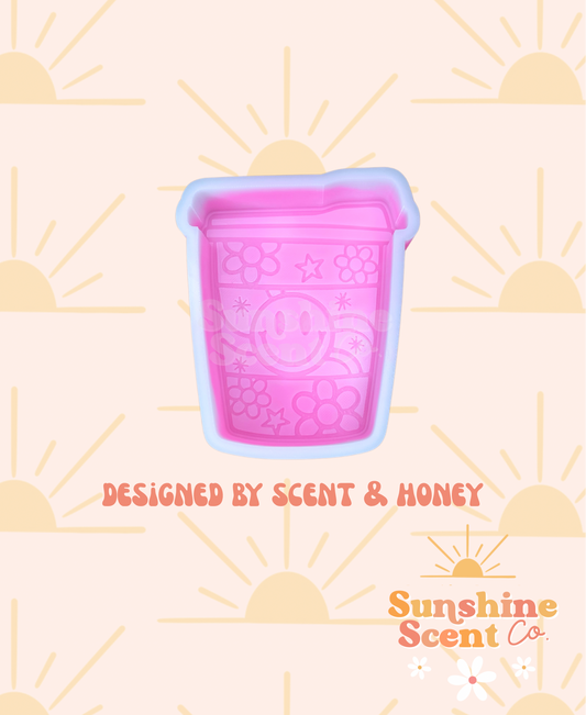 Groovy Cup Freshie Mold