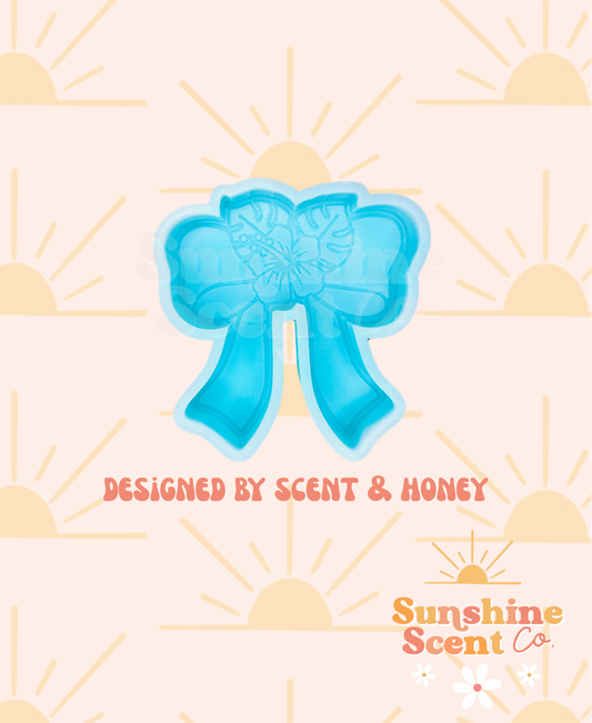 Hibiscus Flower Bow Freshie Mold