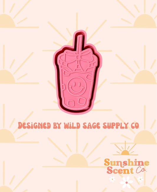 Happy Face Cold Cup Freshie Mold