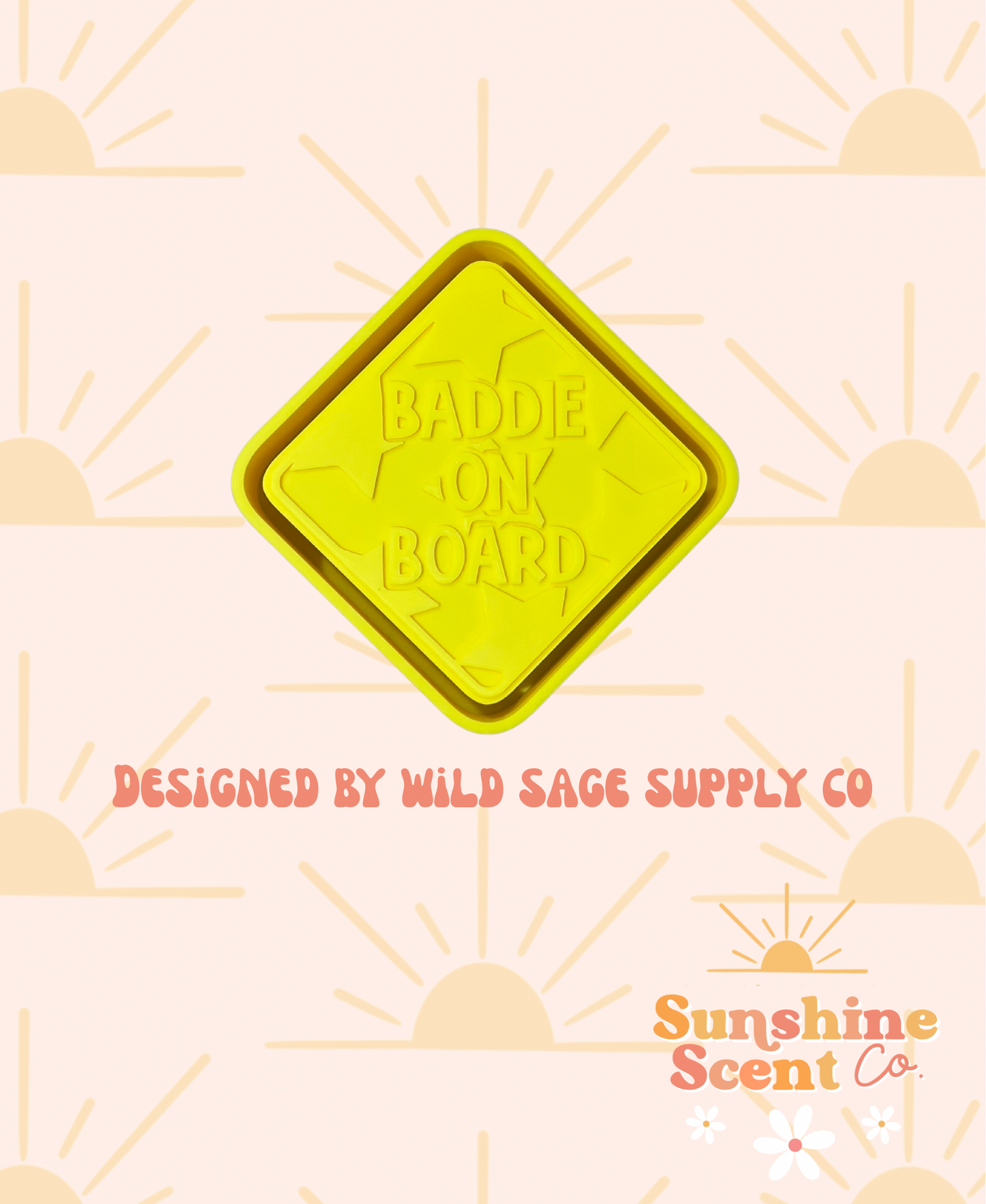 Baddie on Board Silicone Freshie Mold