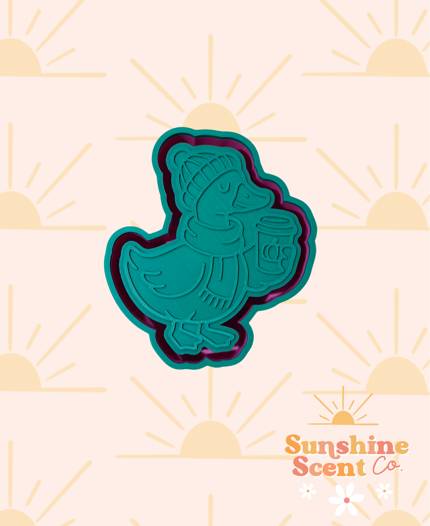 Fall Goose Silicone Freshie Mold