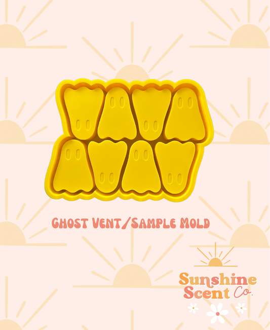 Ghost Vent/Sample Tray Silicone Freshie Mold