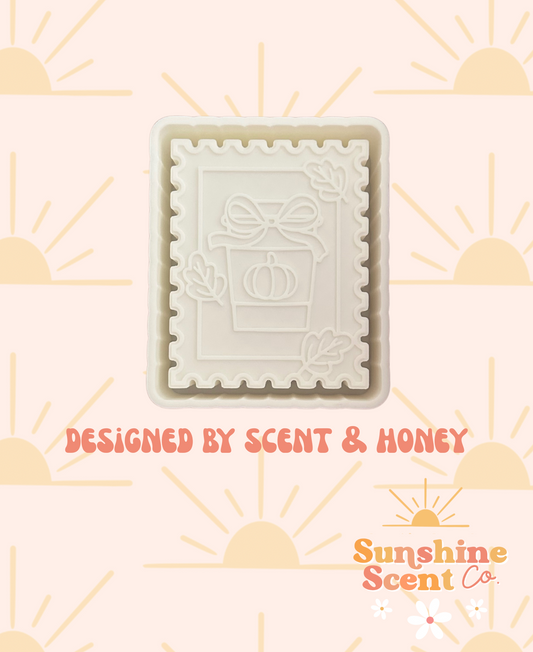 Pumpkin Spice Stamp Freshie Mold