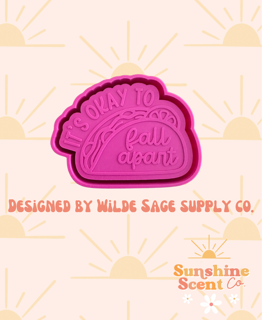 Fall Apart Taco Freshie Mold