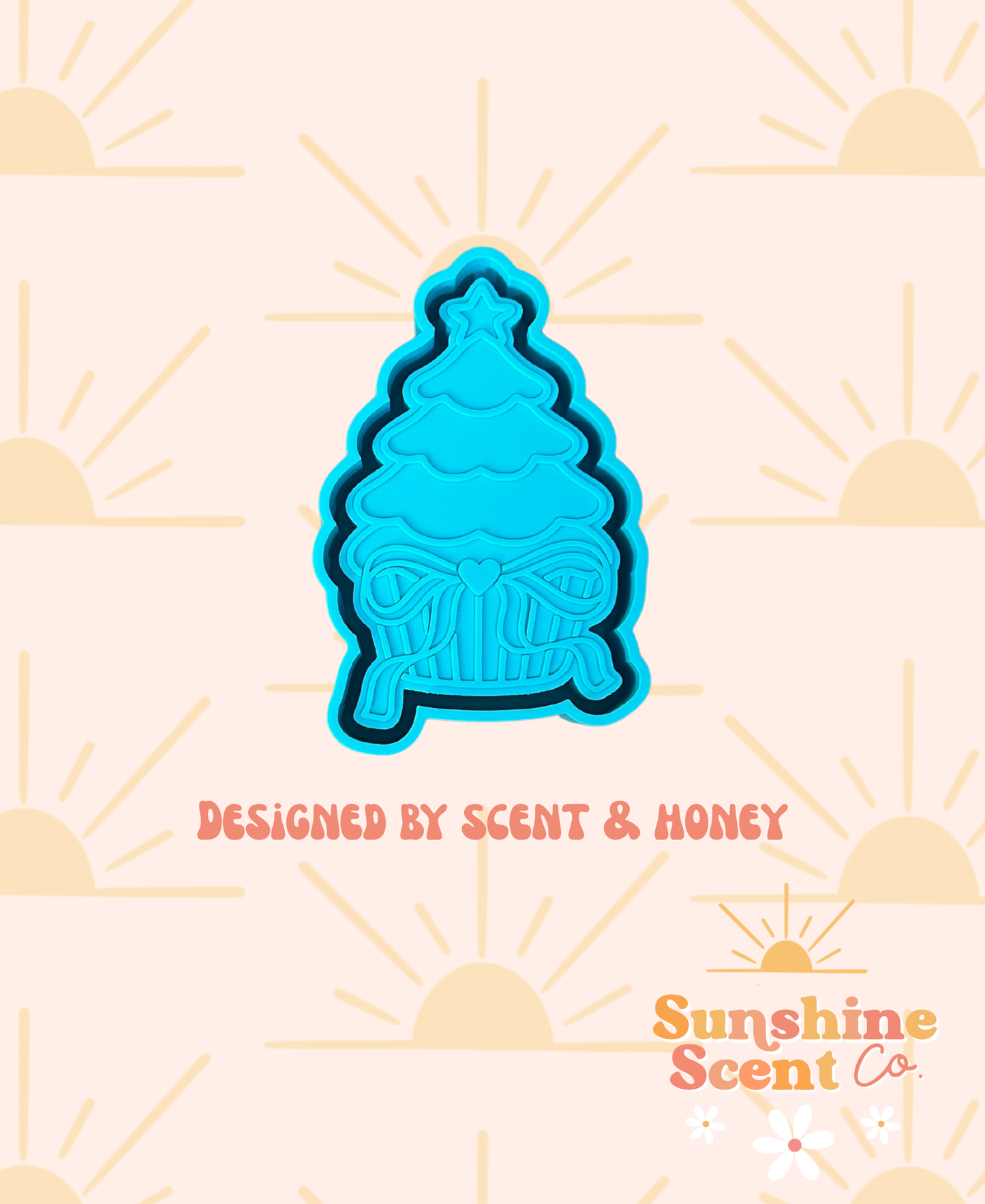 Christmas Tree Cupcake Freshie Mold