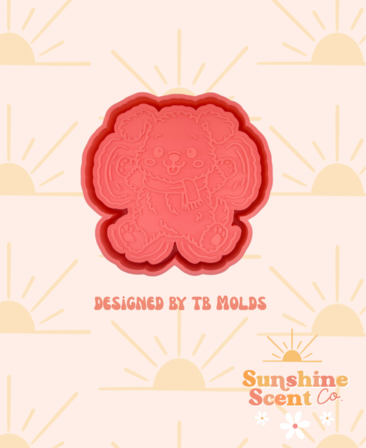 Snow Puppy Freshie Mold