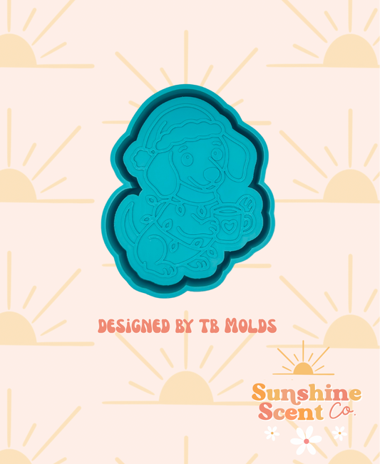 Christmas Dachshund Freshie Mold