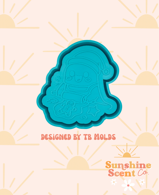 Baking Ghostie Freshie Mold