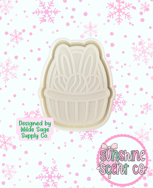 Easter Bunny Basket Freshie Mold
