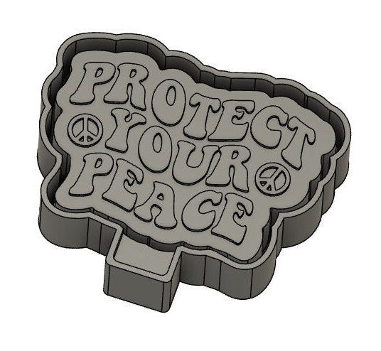 Protect Your Peace Freshie Mold STL File