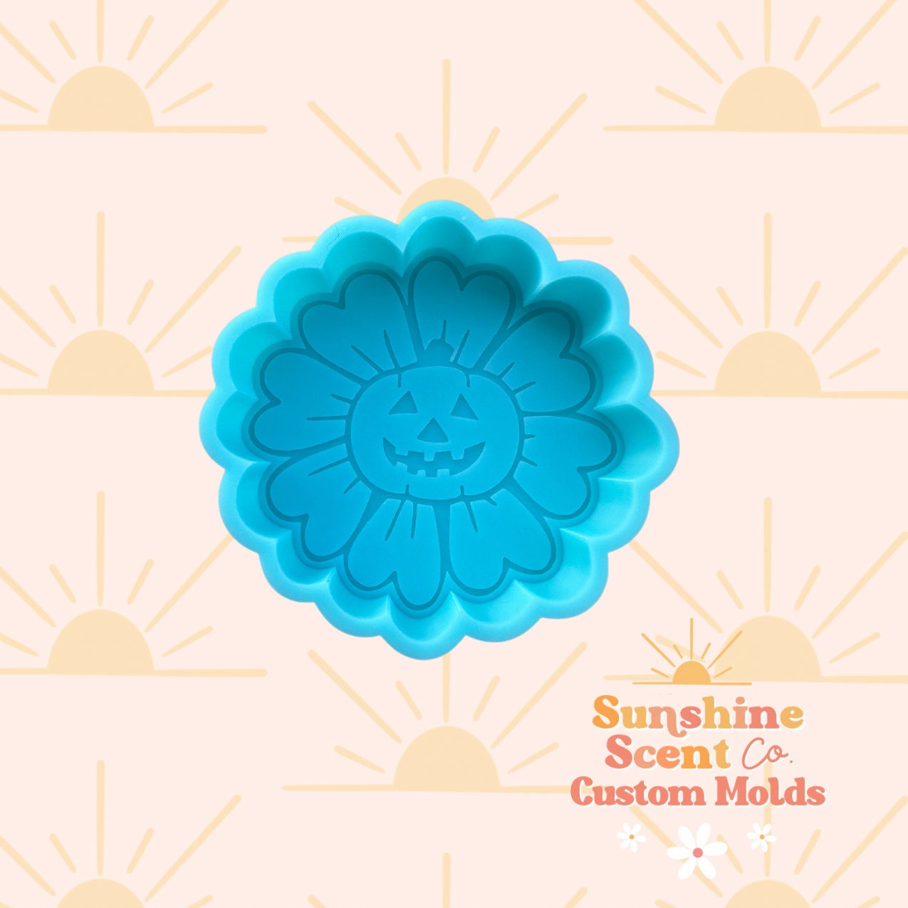 Pumpkin Flower Freshie Mold