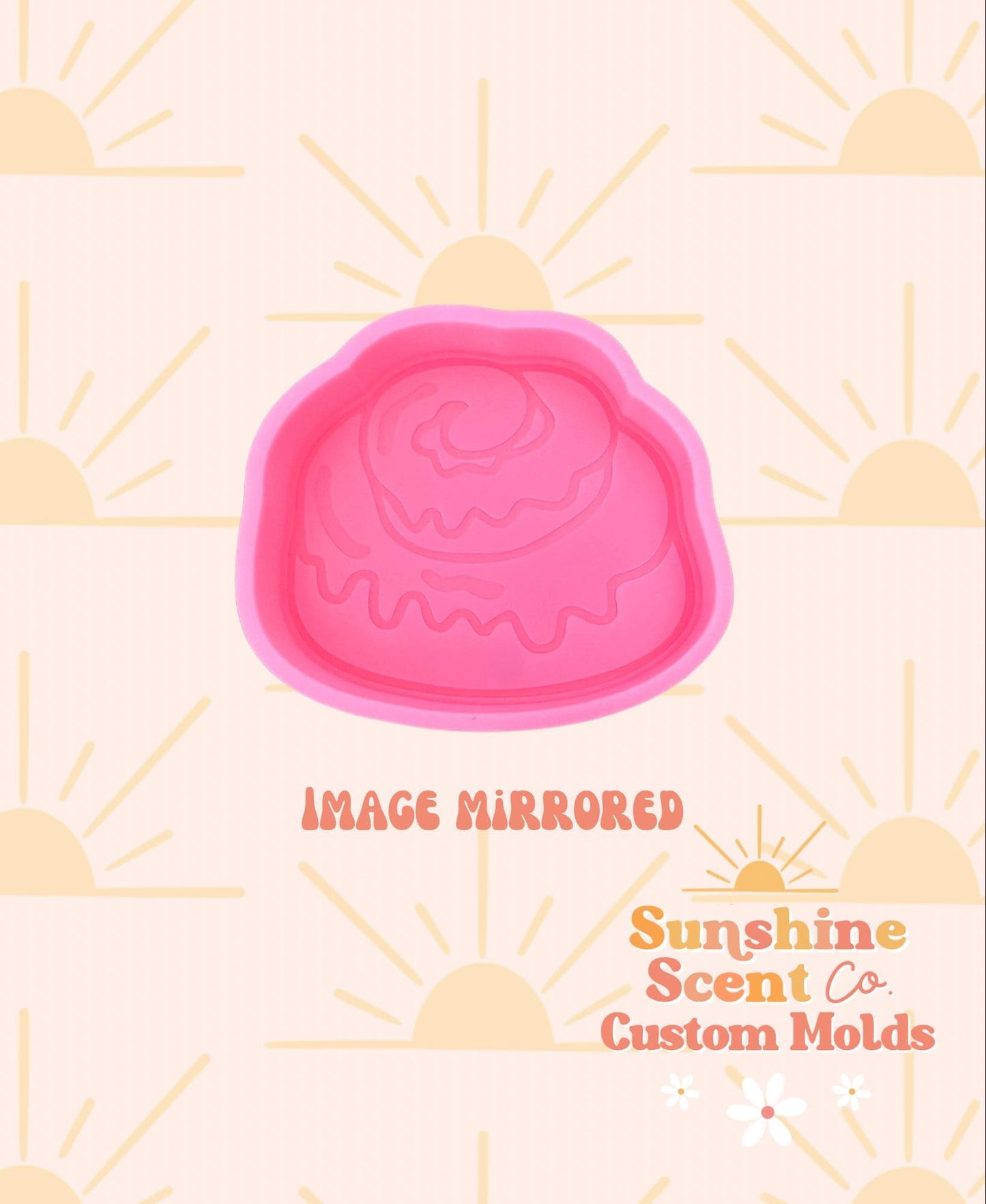 Cinnamon Roll Silicone Freshie Mold